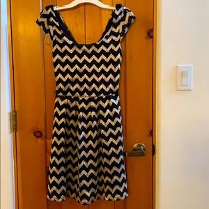 Gold and Black Dress